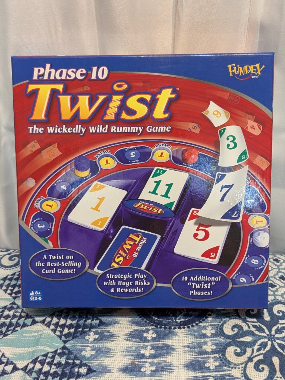 Phase 10 Twist Game Family A Wickedly Wild Rummy Game Complete Instructions EUC